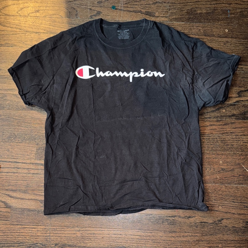 Champion Men’s Black Short Sleeve Tee